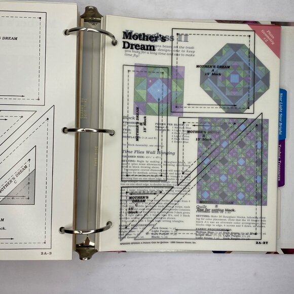 Vintage 1990 Georgia Bonesteel's Spinning Spools Pattern Club For Quilters Vol 1 - Picture 12 of 16